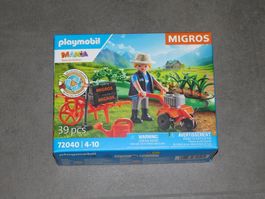 Migros Playmobil Mania, Spielset «Gemüsefeld», 72040  *NEU*