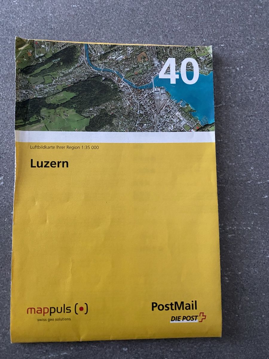 Landkarten & Atlanten: LUZERN KARTE – Gebraucht aus Malters von Kuettel1 1