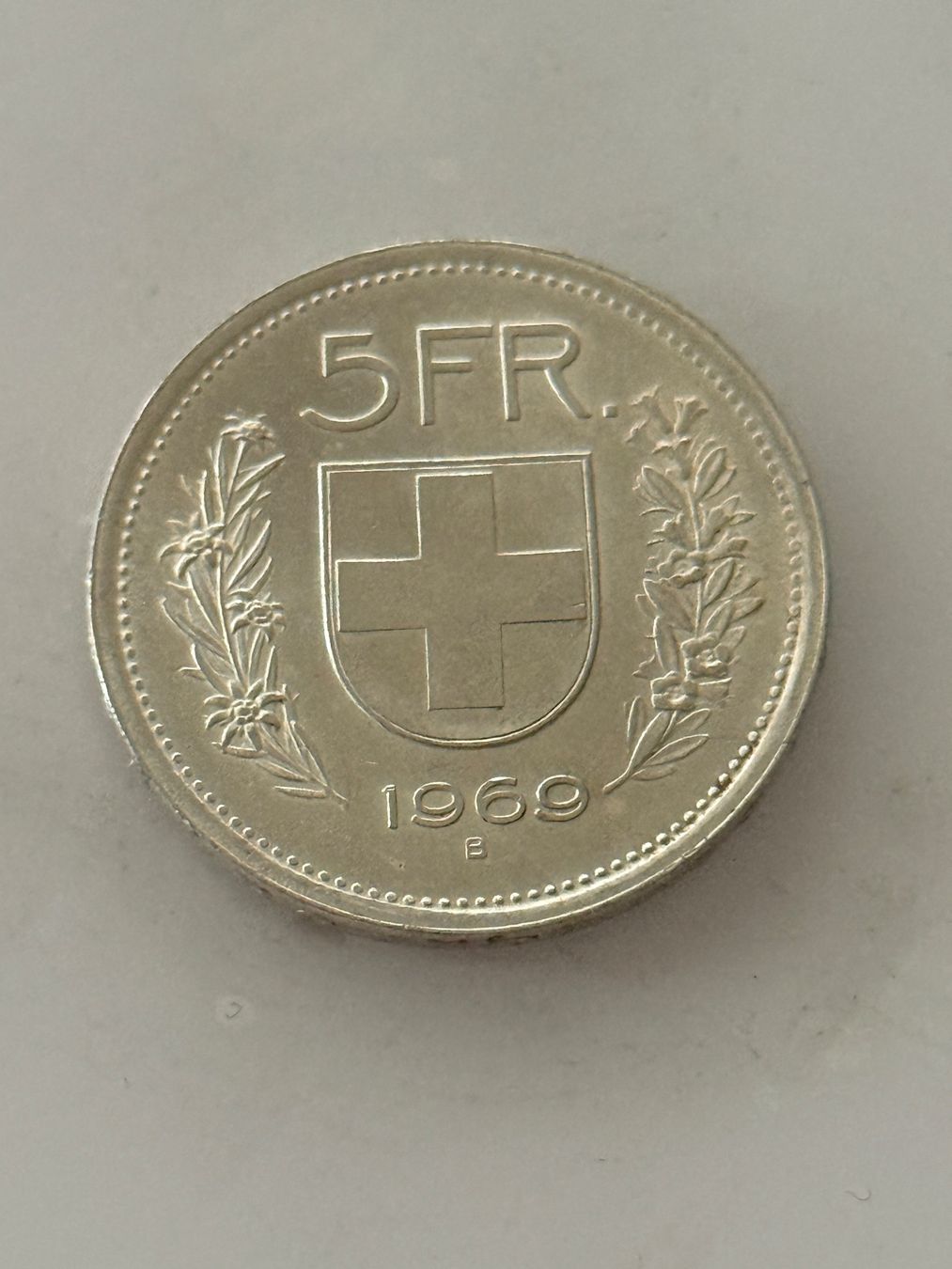 Alle Münzen: 5 Franken 1969  Silber – Gebraucht aus Wallisellen von SWISS_SILVER1 1