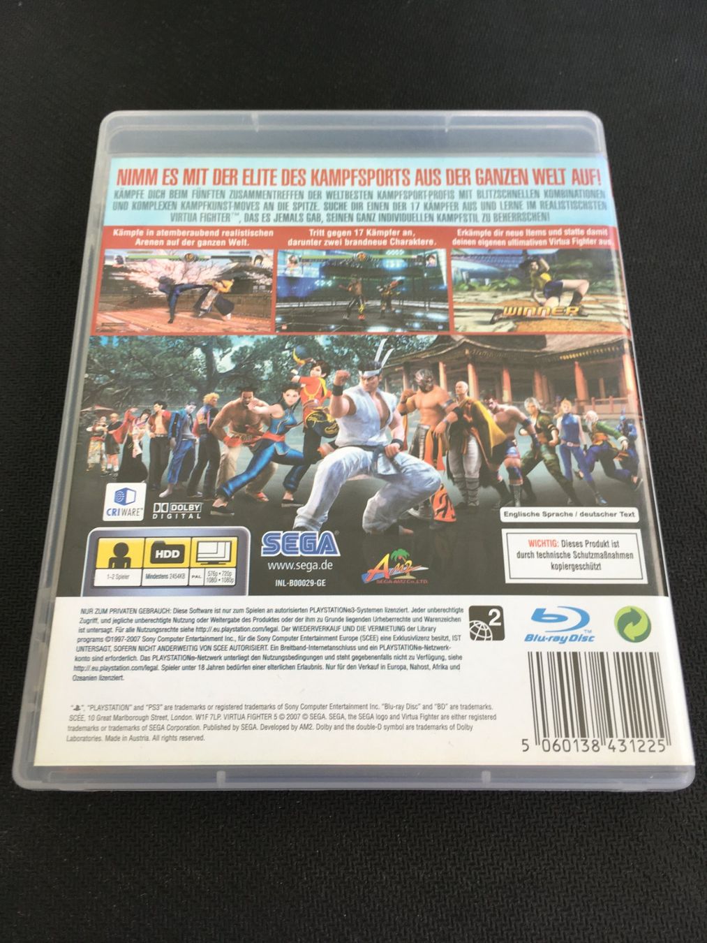 Sony Giochi: Virtua Fighter 5 - Playstation 3 / PS3 – Usato da St.Gallen venduto da Punktchen01 1
