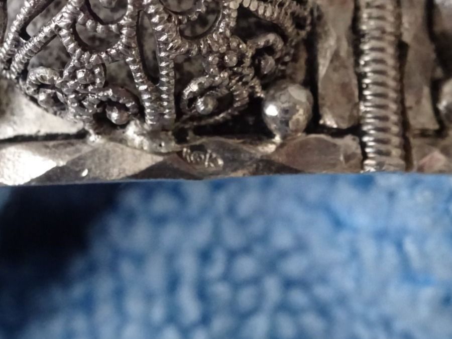 Bracciali & Braccialetti: Exklusiver Armreif / Blautopas – Usato da Esslingen venduto da FetteSchnecke 8