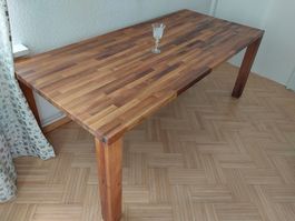 Esstisch aus amerikanischem Nussbaumholz 200 × 90 Massivholz