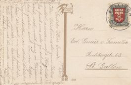 12 Postkarte mit perfektem Vollstempel 31.12.1919
