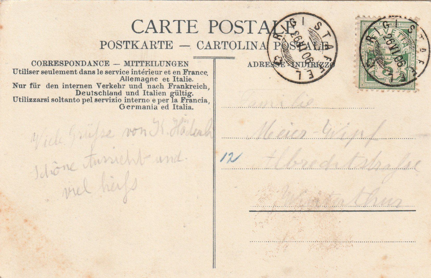 Cartes postales: Rigi Staffel – D'occasion à Rorschacherberg par fratovi2 1