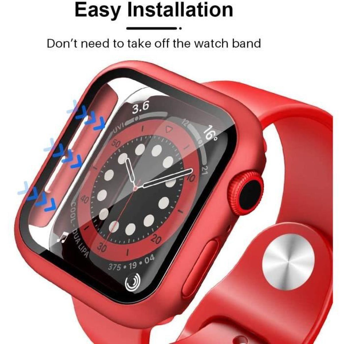 Cover & Protezioni schermo: Coque+verre Apple Watch Serie 7 45mm – Nuovo e nell'imballaggio originale da Morges venduto da DigiAC 1