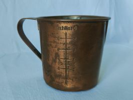 Messbecher Kupfer Maggi 5 dl gebraucht