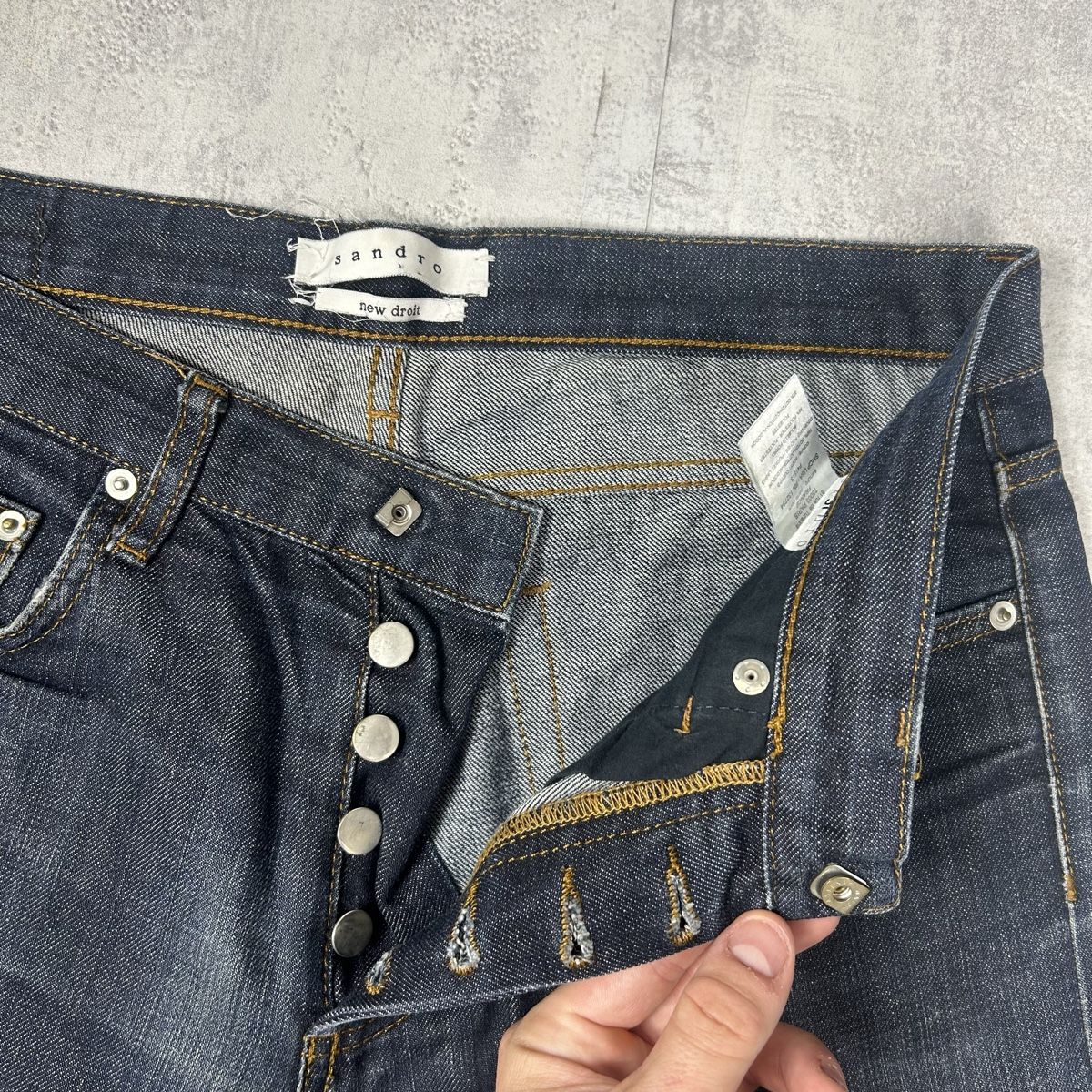 Sandro Jeans: Jeans Sandro bleu marine brut - W31 – Nuovo (secondo la descrizione) da Hauterive NE venduto da Leo_o 6
