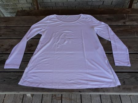 Uni weisses Langarmshirt von MARGITTES Gr. 42 - 42488