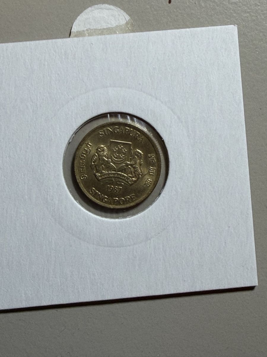 Alle Münzen: Singapour - 5 cents - 1987 – Gebraucht aus Payerne von Mike1682 1