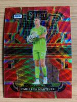 Soccer Emiliano Martinez 138/149 LIMITED RED WAVE PRIZM