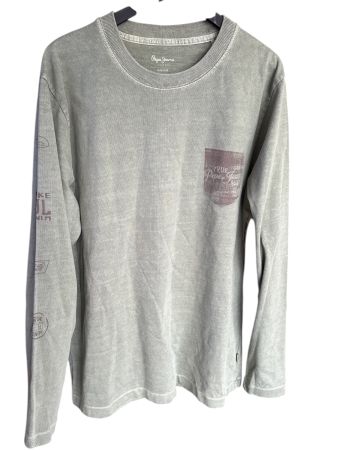 Pepe Jeans pull authentique vert homme
