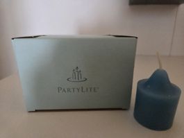 PartyLite Votivkerzen blaue Tamarinde 5 Stück neu