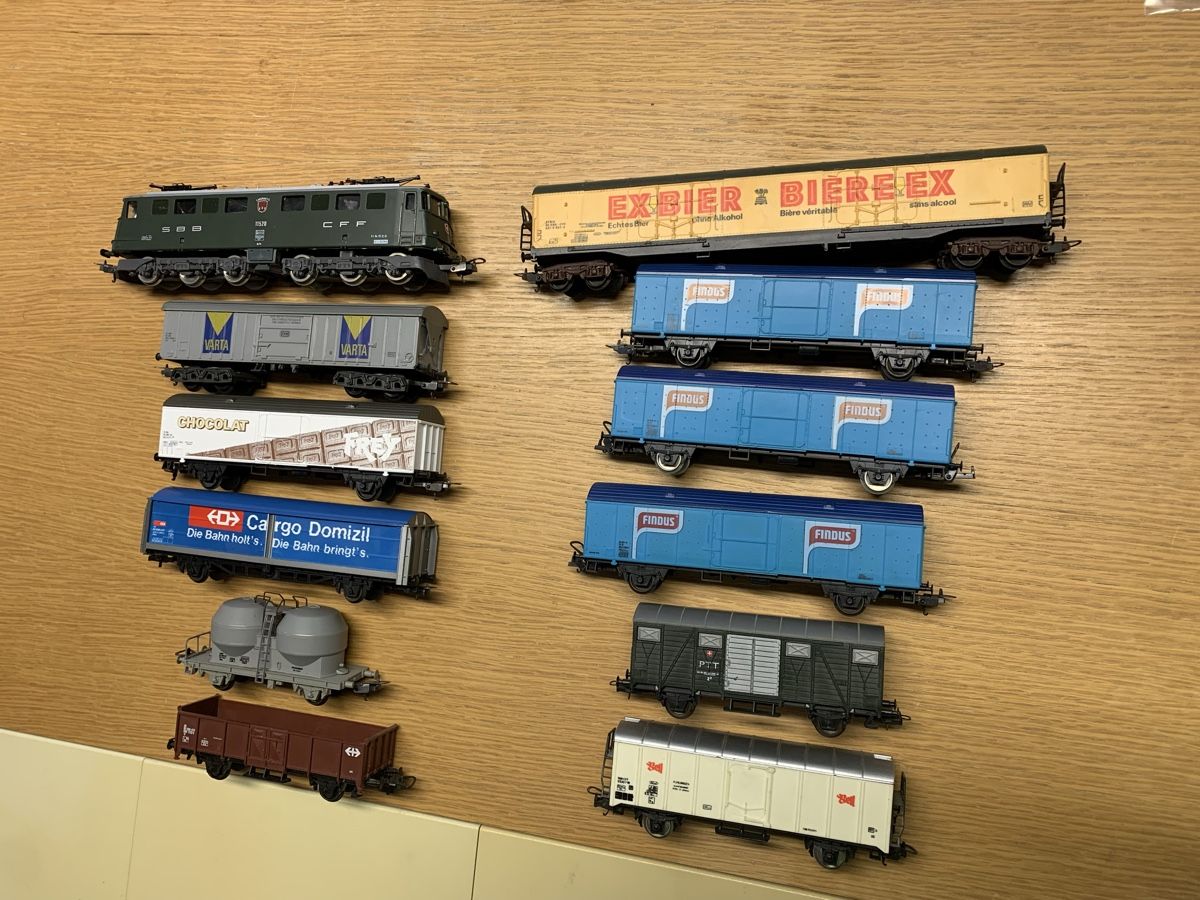 Lima Modellini di ferrovie: Lima Vintage SBB Güterzug, Inte21 – Usato da Winden venduto da EmilNeu