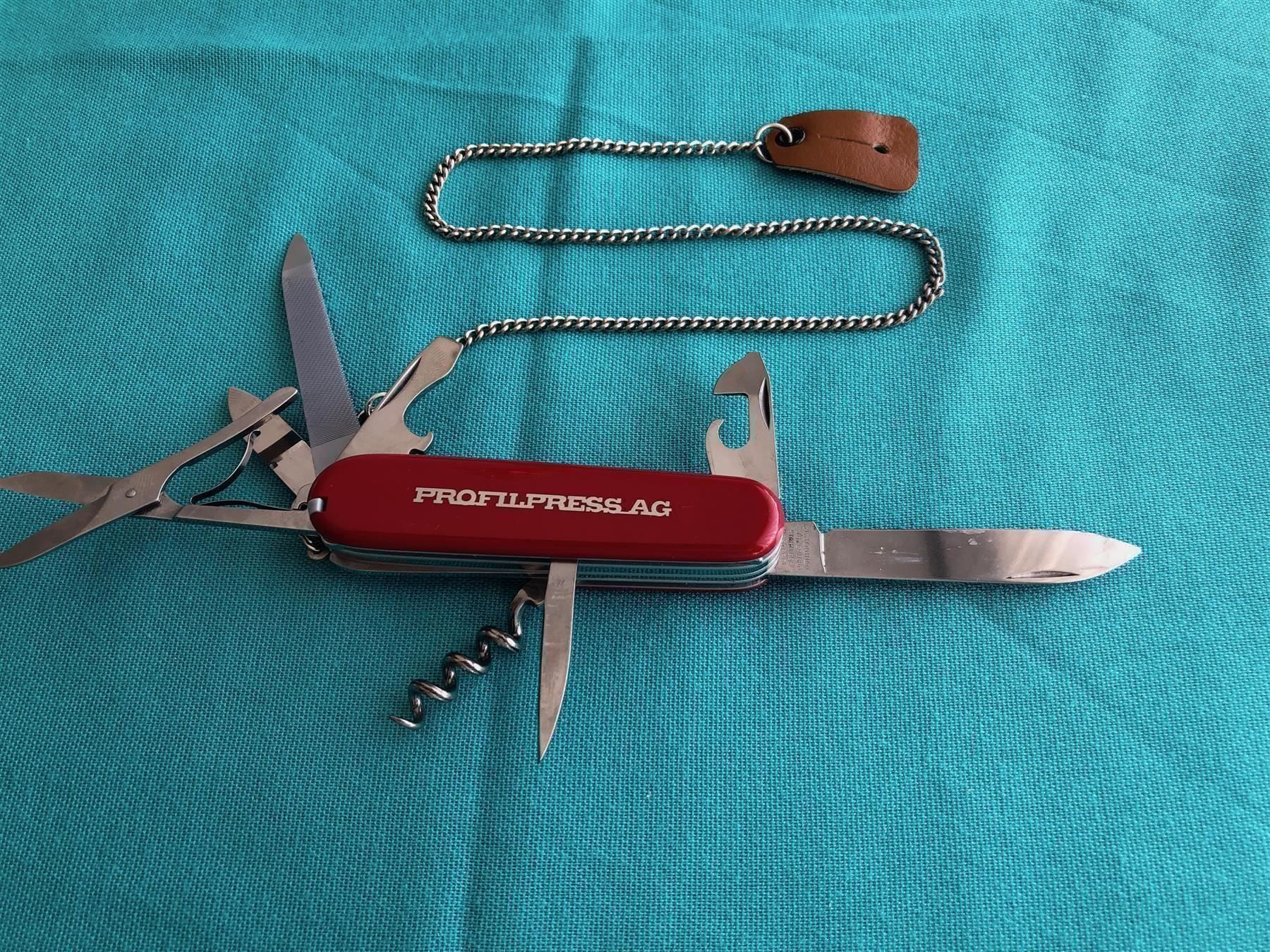 Coltelli tascabile: Schweizer VICTORINOX Armee Messer, Kette – Usato da Steinhausen venduto da Super05 8
