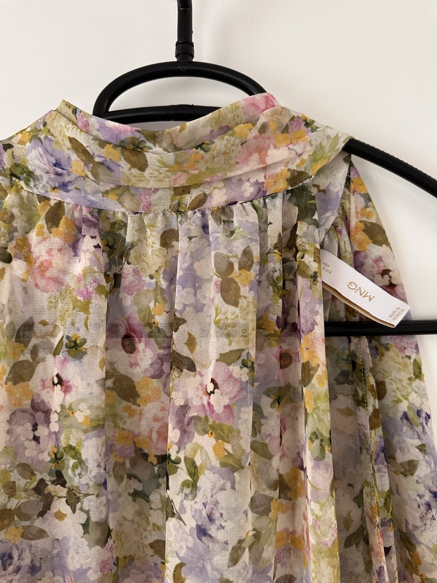 Mango Camicette: Blusen-Top geblumt, Mango Gr. S – Usato da Ermatingen venduto da nic_x2tf 1