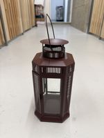 Lantern brown metal good condition