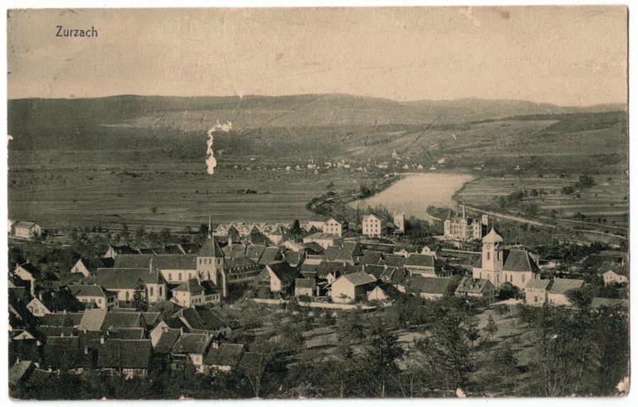 Ansichtskarten: Zurzach, gelaufen 1912 – Gebraucht aus Frauenfeld von POML