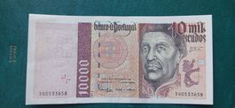 Billets 10 000 escudos Portugal