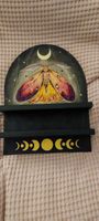 Witchy Herbst Mond Wandregal Klein HANDMADE