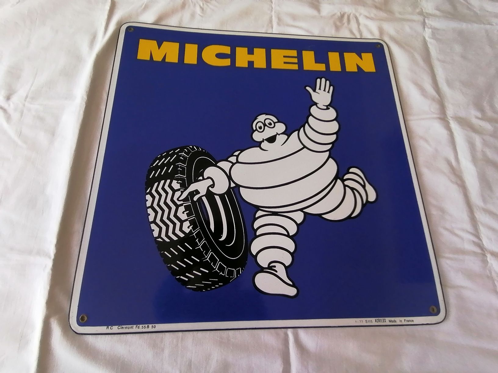 Michelin Insegne: Michelin Emailschild – Usato da Werthenstein venduto da Marsche1