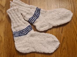 Wolle Socken Kinder, Grösse 28-29