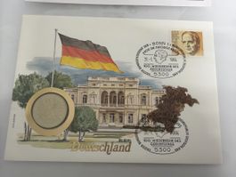 Ersttagsbrief (BRD)mit Silbermedaille Theodor Heuss 1984!