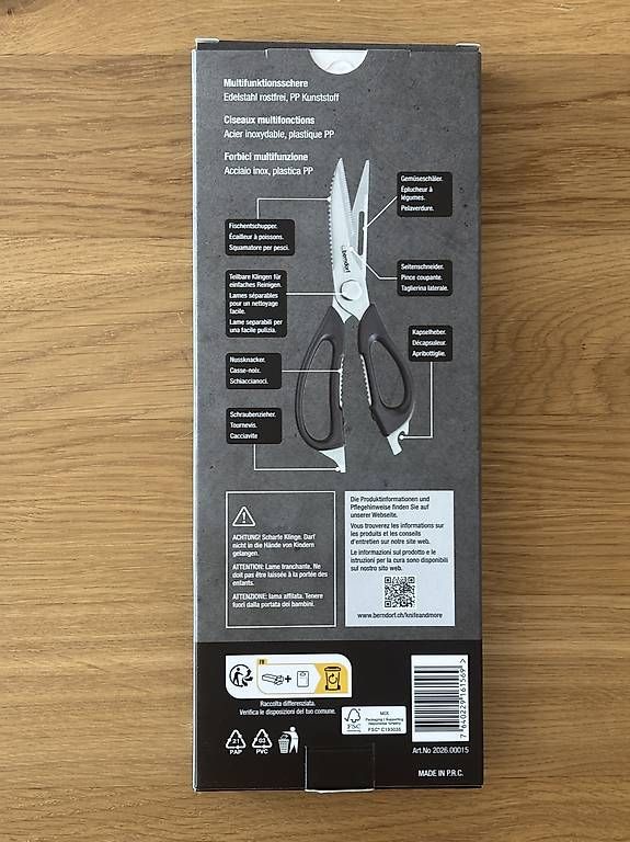 Berndorf Elettrodomestici da cucina: Multifunktionsschere Berndorf – Nuovo e nell'imballaggio originale da Ipsach venduto da Cedritschy 1