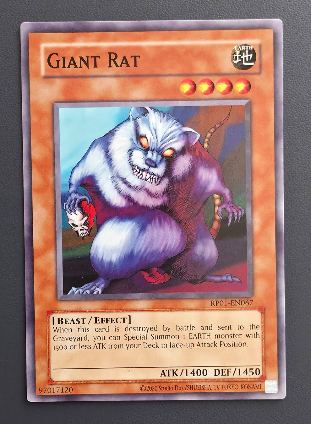 Yugioh Sammelbilder & Trading cards: Giant Rat, RP01, Yugioh – Neu (gemäss Beschreibung) aus Zürich von StickerPatron