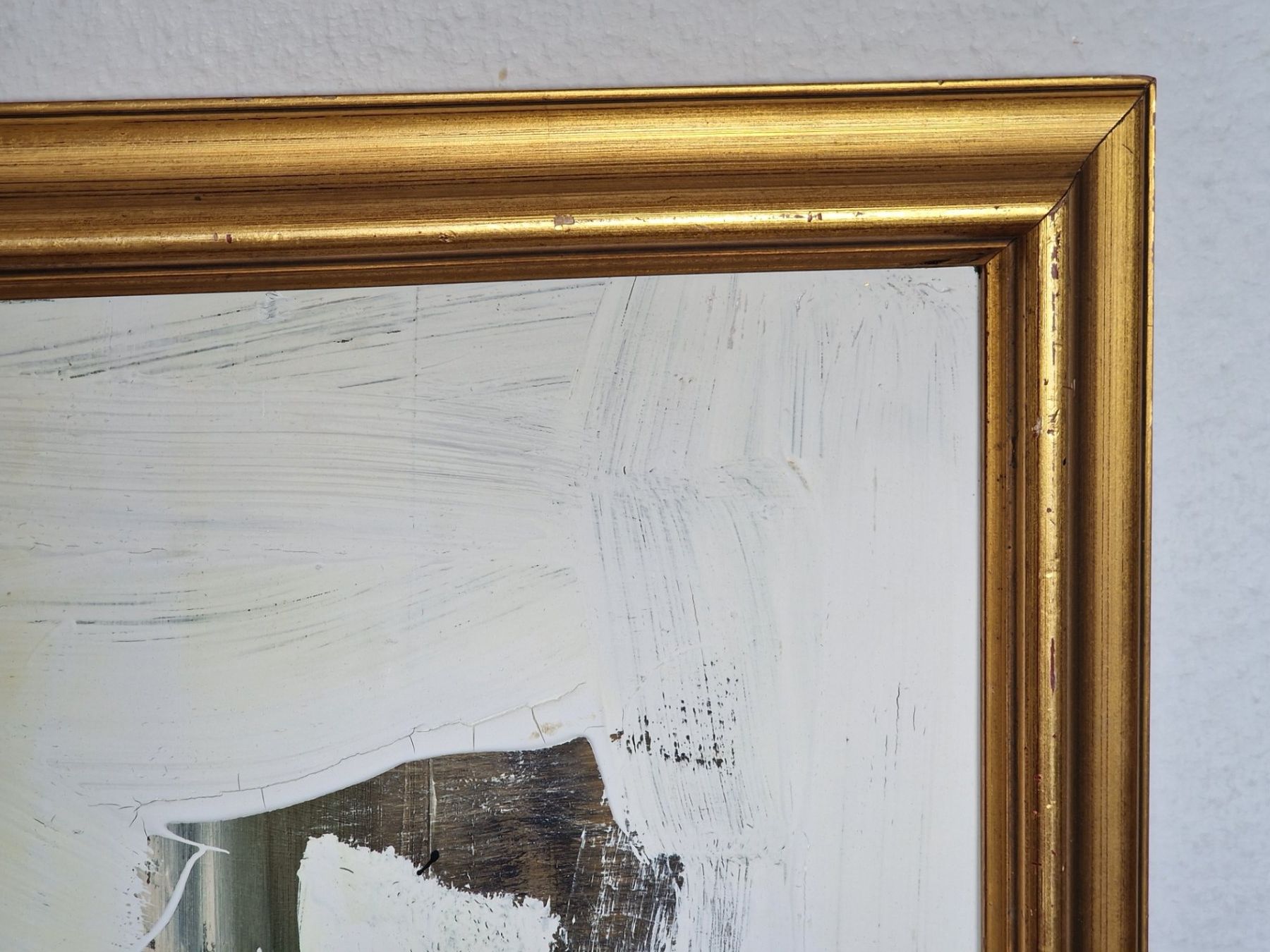 Dipinti: E. Degen, abstrakter Expressionismus über Winterlandschaft – Usato da Binningen venduto da Klettenberg 5