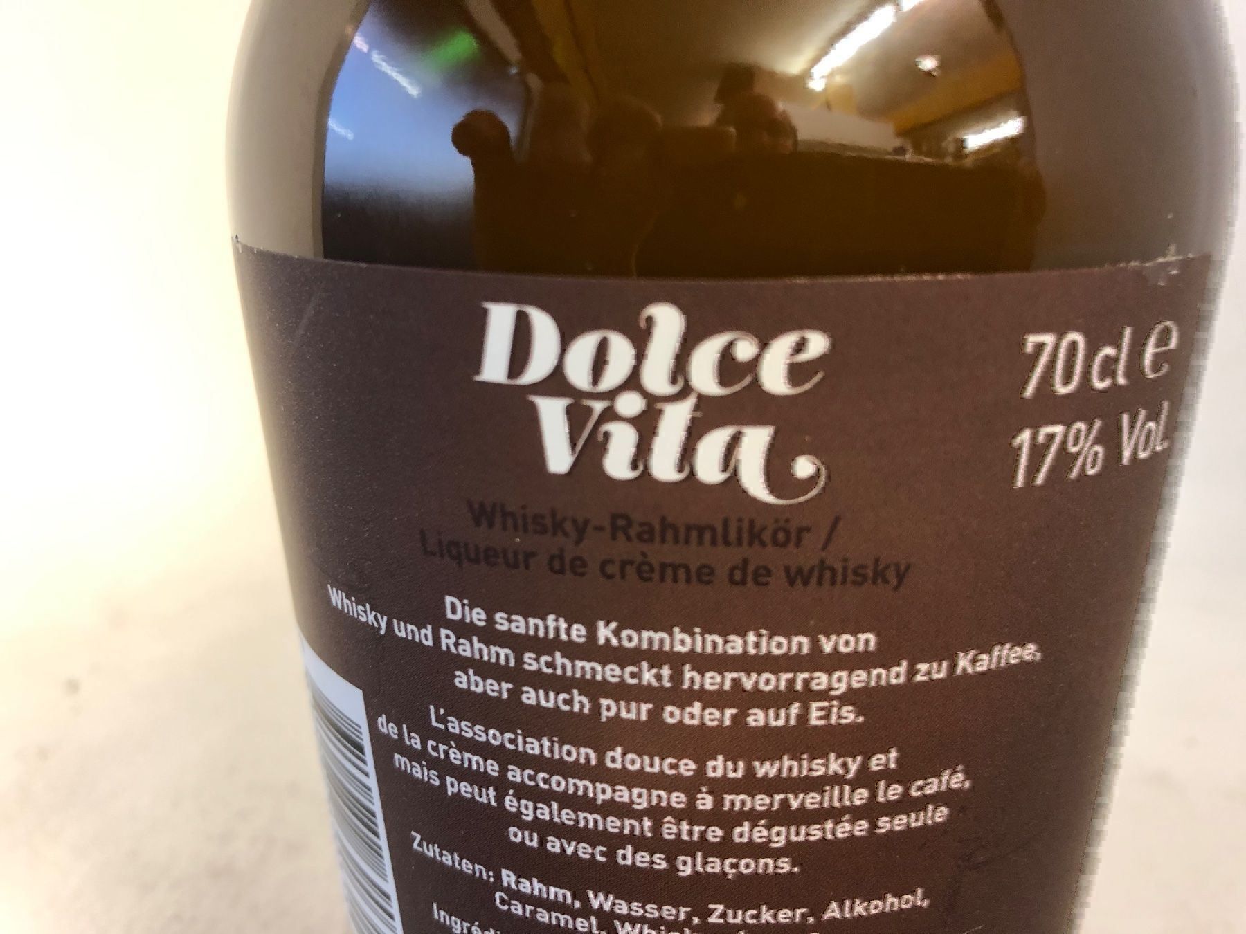 Spirituosen: 1 Flasche Dolce Vita ORIGINAL Rahmlikör 17% – Neu und originalverpackt aus Wöschnau von Vinsale 3