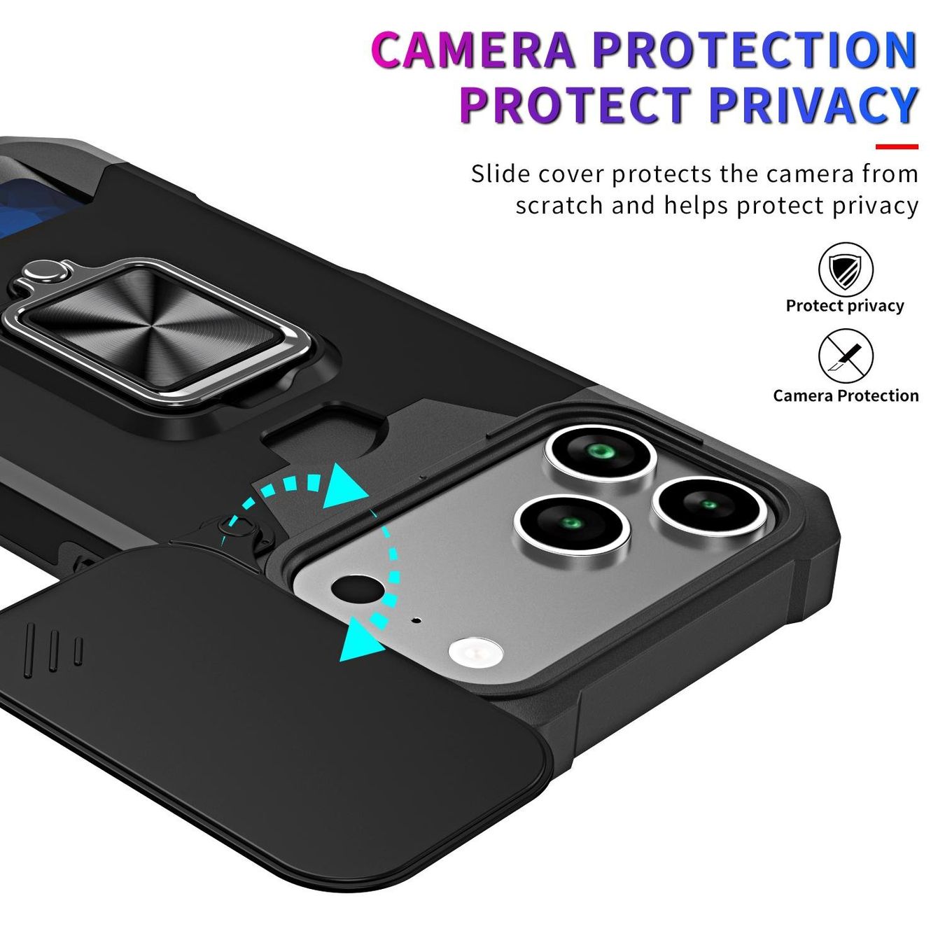 Cover & Protezioni schermo: iPhone 17 PRO Hülle Cover Ring Case Etui Coque Tasche Robust – Nuovo e nell'imballaggio originale da Volketswil venduto da coverandmore 4