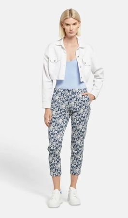 NEUE BRAX Sommer - Hose blau-weiss Gr. 36 - M89