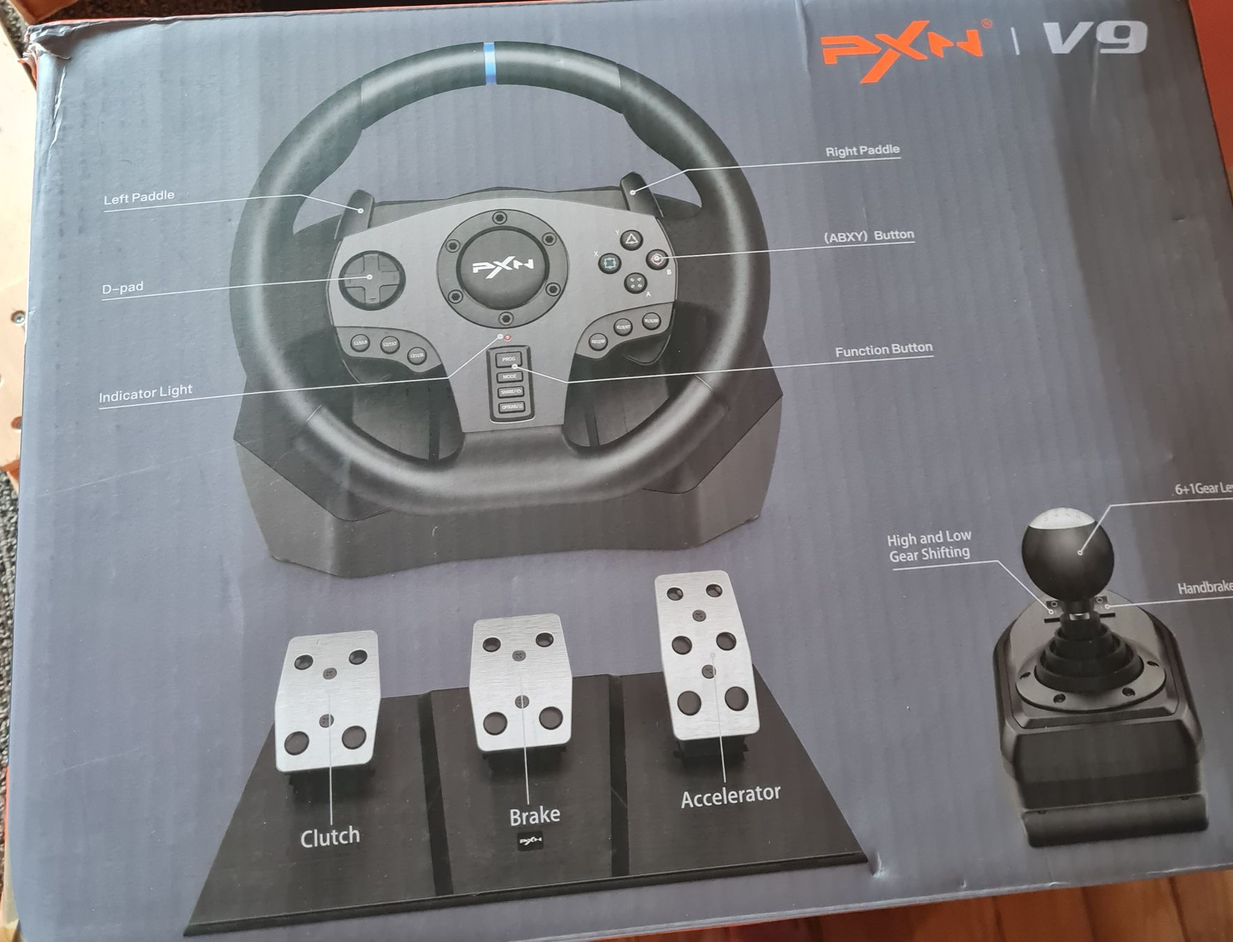Controller: PXN V9 Rennlenkrad – Nuovo (secondo la descrizione) da Giffers venduto da Misch80
