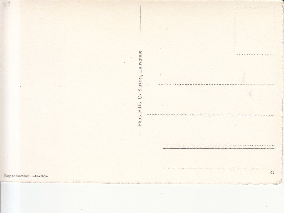 Cartoline postali: Gruyères ca. 1950 – Usato da Bürglen TG venduto da StampGraf 1