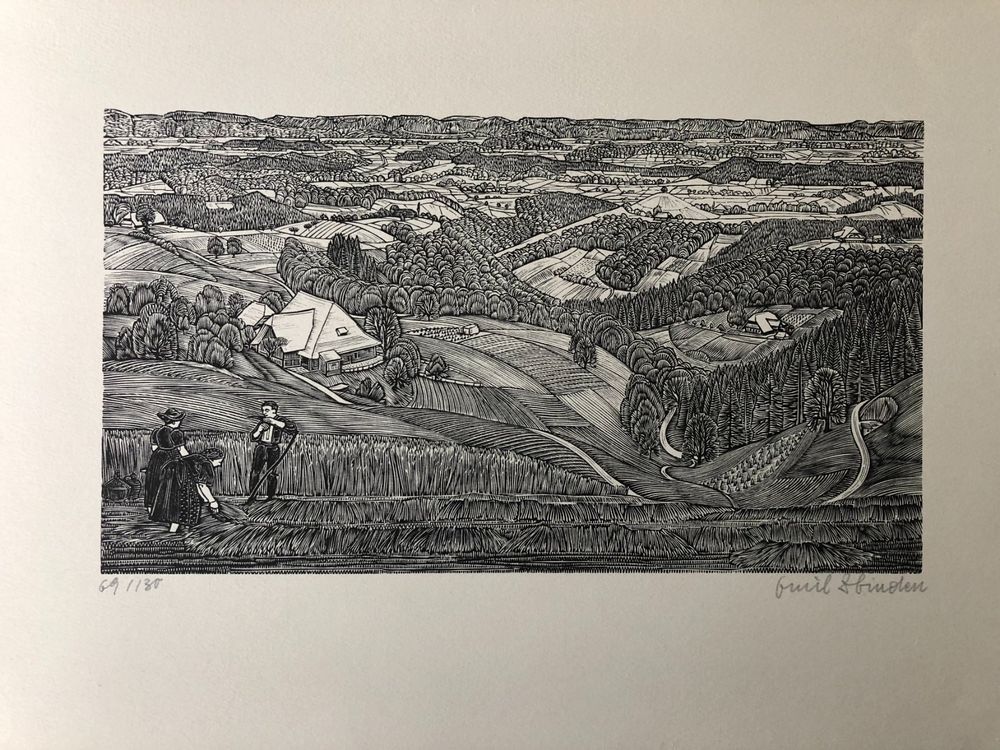 4 Grafiken Emil Zbinden Hans Fischli Felix Hoffmann Max Gubl (Gebraucht ...