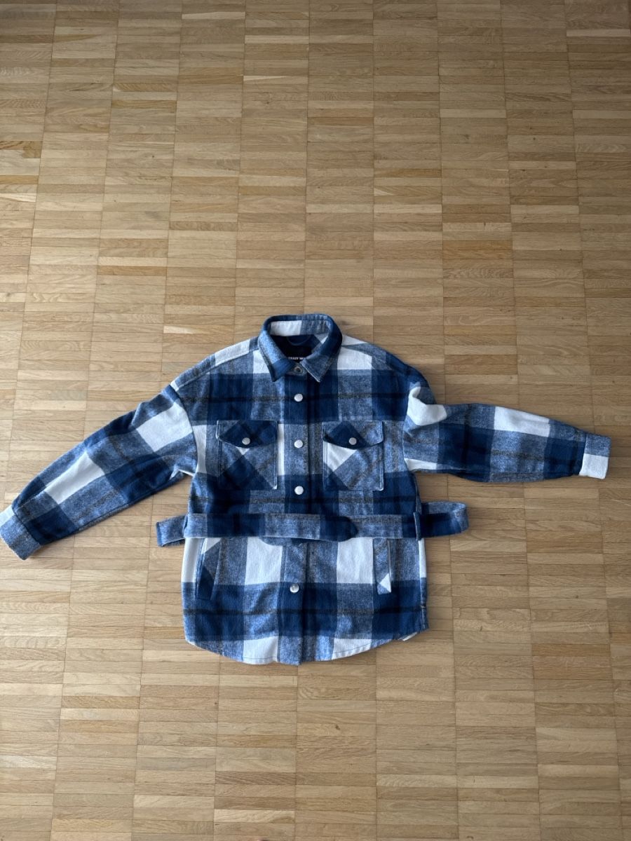 Camicie: Flanell Hemd blau weiss Gr. S – Nuovo (secondo la descrizione) da Bonstetten venduto da RaDaZa 1