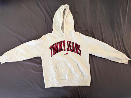 Tommy Jeans Pullover Damen Grösse S – Weiss