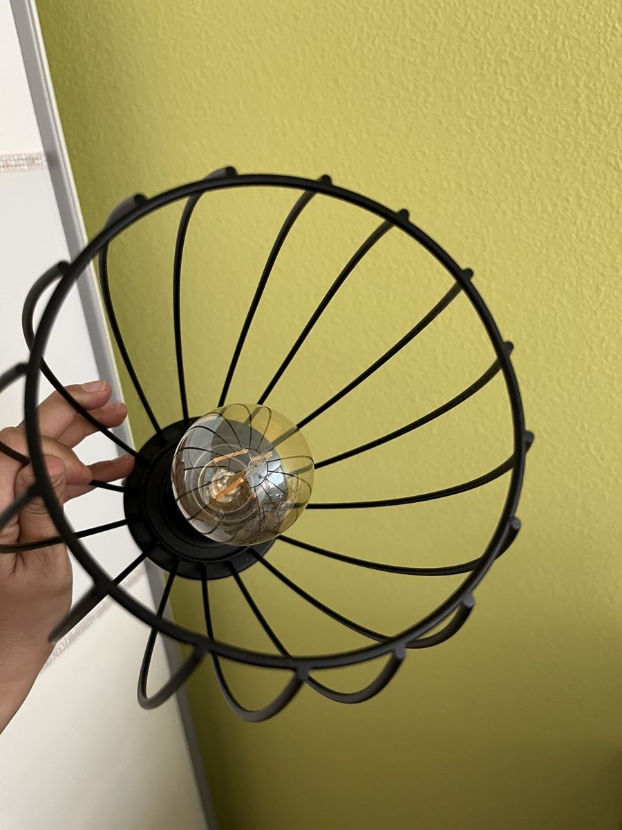Lampade: Deckenleuchte Käfig Schwarz Neuwertig – Nuovo e nell'imballaggio originale da Basel venduto da JJ.Elena 1