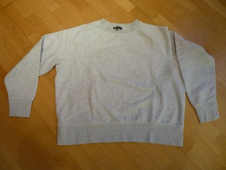 C&A Damen-Basic-Sweatshirt, Grösse L, Grau - Top Zustand!