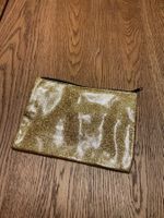 Glitzer Kosmetiktasche "Well, Goodness Gracious" Gold