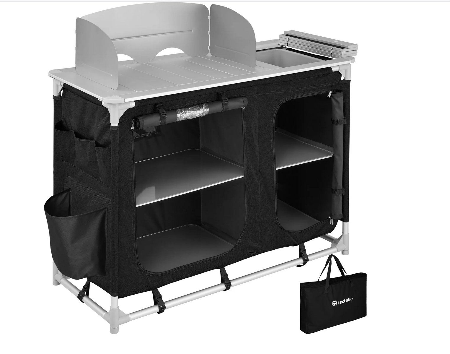 Cucine complete: Campingküche 116x52x107cm schwarz – Nuovo (secondo la descrizione) da Steinhausen venduto da Retourenprofis 1