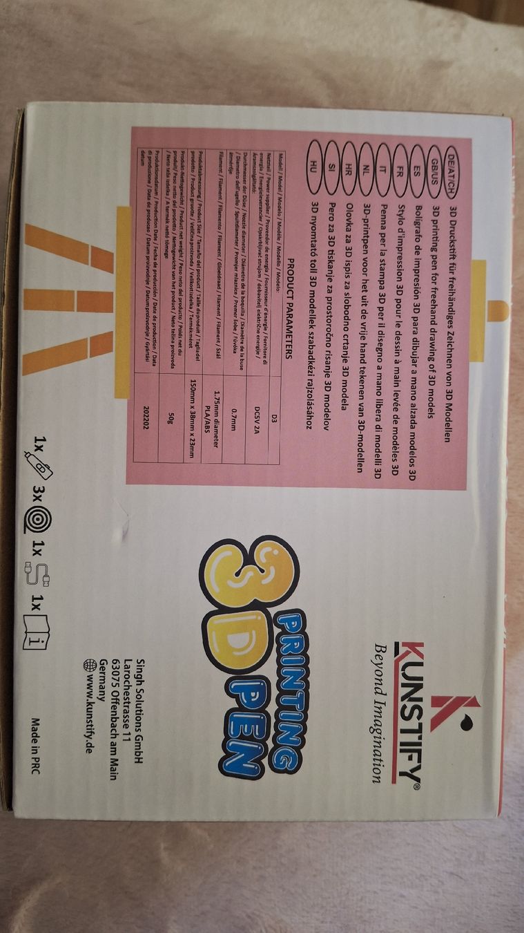 Stampanti 3D: 3D Pen – Nuovo e nell'imballaggio originale da Aadorf venduto da esq_xj7z 1