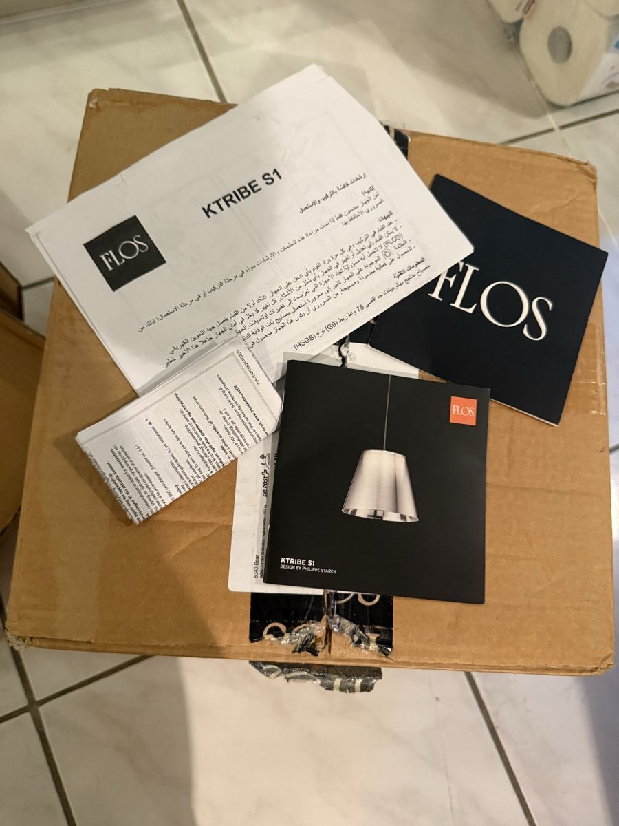 Flos Lampadari & plafoniere: Lampada a sospensione FLOS KTRIBE S1 Argento - Perfetta! – Usato da Barbengo venduto da AlePan3 1