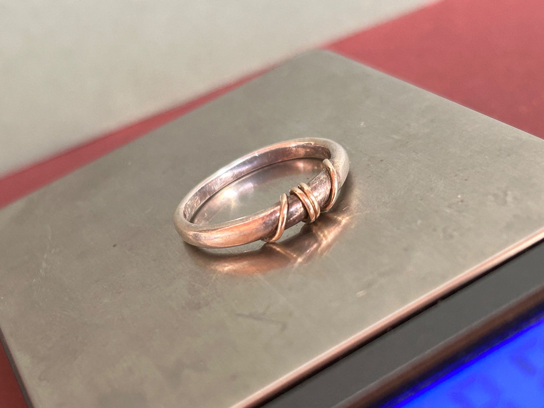 Ringe: Silberring Silber/Gold Ringel – Gebraucht aus Laufen von Bellavitaboom 7