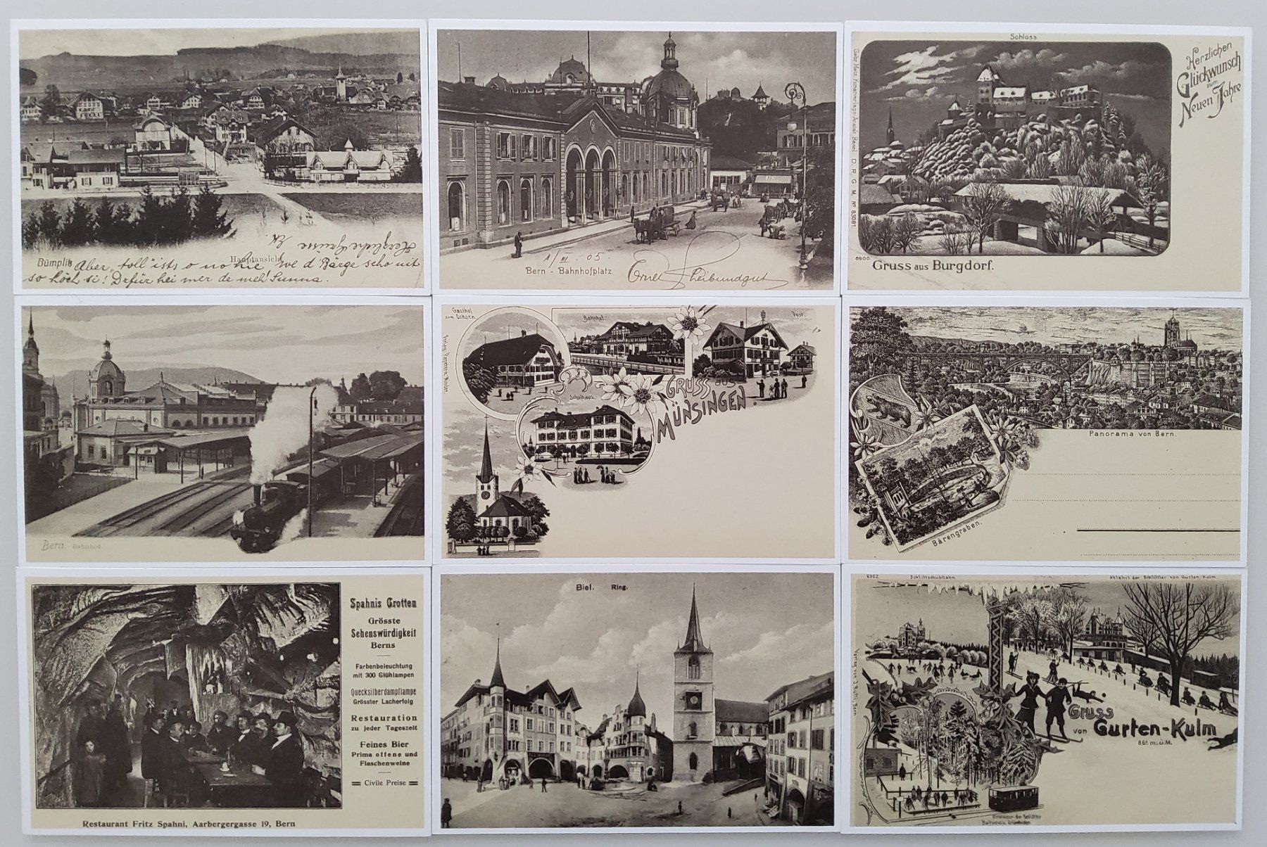 Cartoline postali: Ansichtskarten aus dem Kanton Bern (10 Stück) – Nuovo (secondo la descrizione) da Buchrain venduto da mue_kru