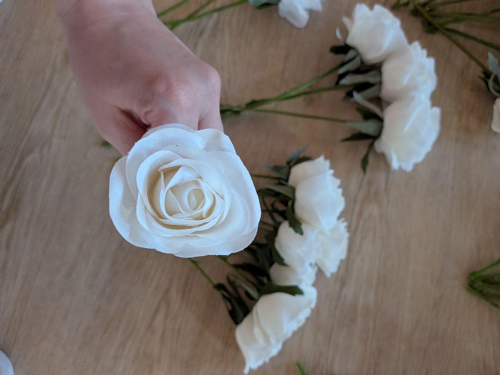 Tutte le decorazioni: Künstliche Rosen weiss – Usato da Aarau venduto da ilohe 1