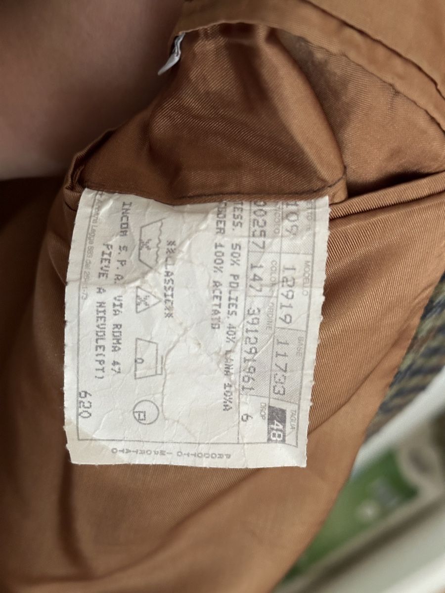 Giacche: Vintage Incom Blazer, size 48, brown-green checkered pattern – Usato da Genève venduto da Good_finds 4