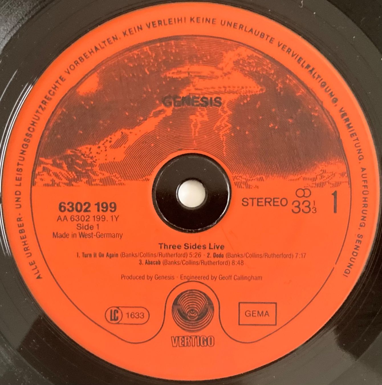 Dischi in vinile: GENESIS - THREE SIDES LIVE – Usato da Poliez-Pittet venduto da Newtown-Records 2
