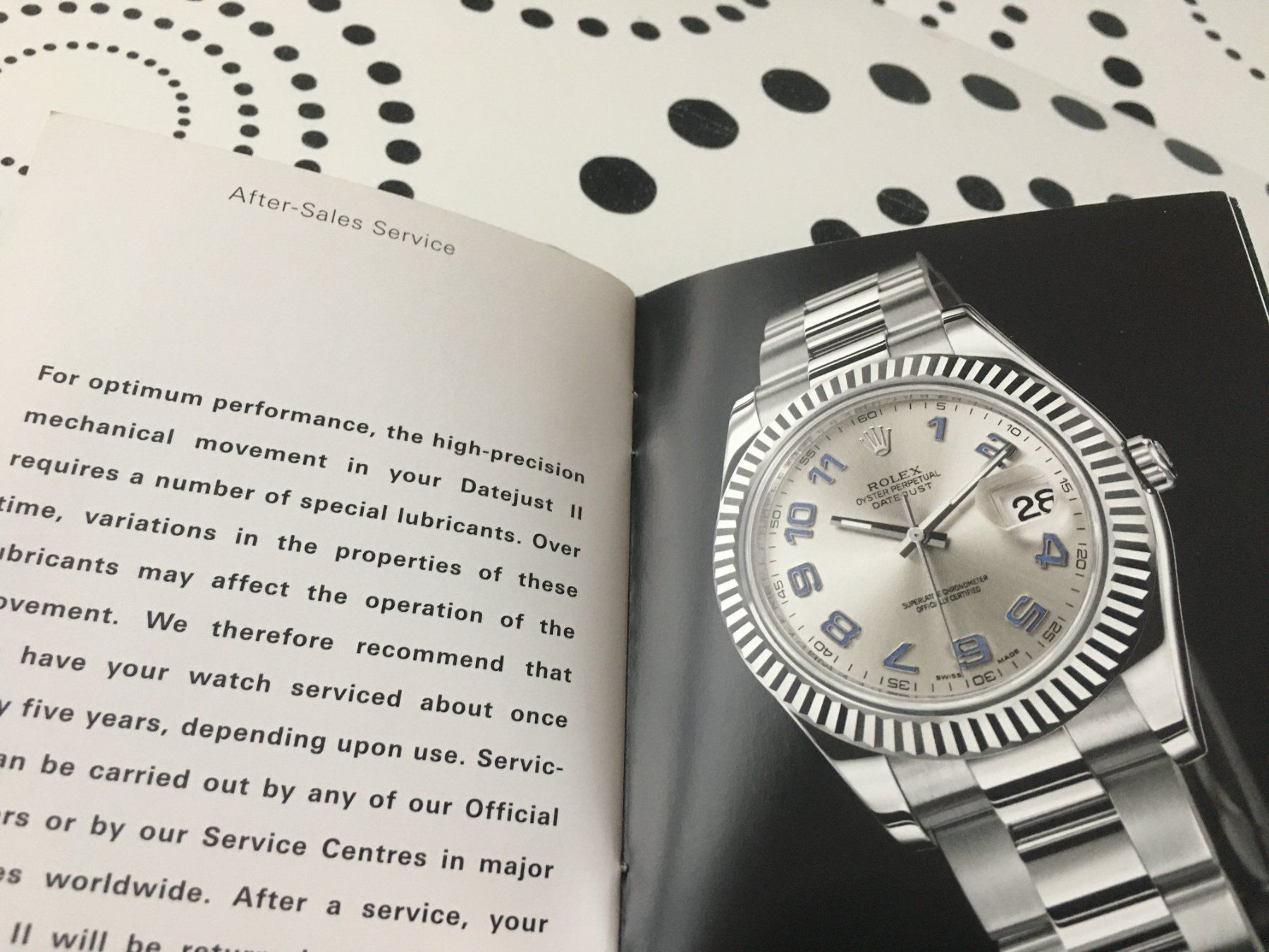 Rolex Documents: ROLEX - DATEJUST II - OPERATING INSTRUCTIONS ENG 2010 !!! – D'occasion à Epalinges par dream-watch 4