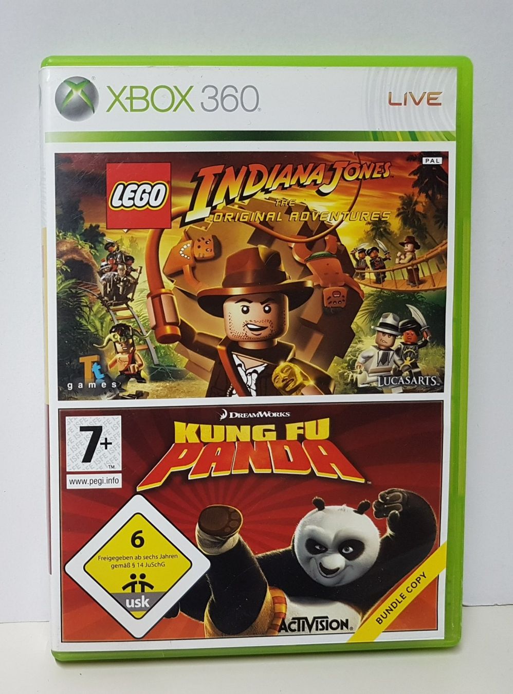 Microsoft Spiele: Indiana Jones + Kung Fu Panda      Xb 360 – Gebraucht aus Schüpfheim von Games_Spielkonsolen 1